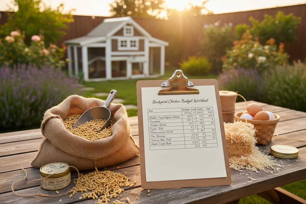 Annual cost planning for feed and chicken supplies